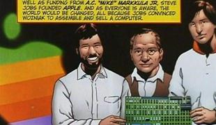 Po knjigi še strip o Stevu Jobsu
