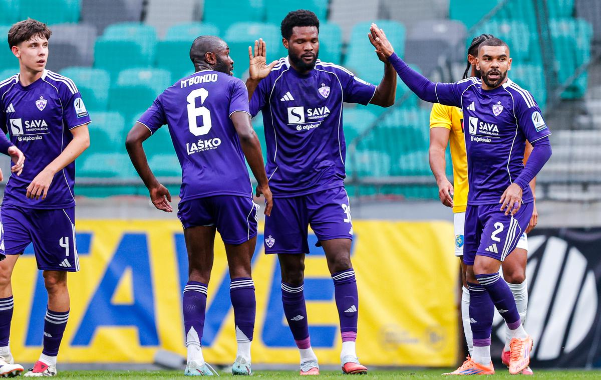 Bravo - Maribor, 1. SNL | Benjamin Tetteh je zabil dva gola ob zmagi Maribora. | Foto Aleš Fevžer