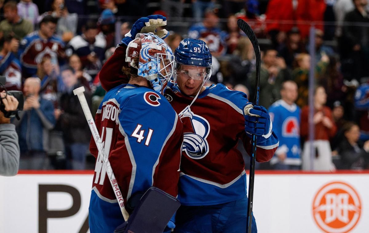 Colorado Avalanche | Hokejisti Colorado Avalanche so s 4:2 premagali Vegas Golden Knights in so zdaj drugi na lestvici lige NHL. | Foto Reuters