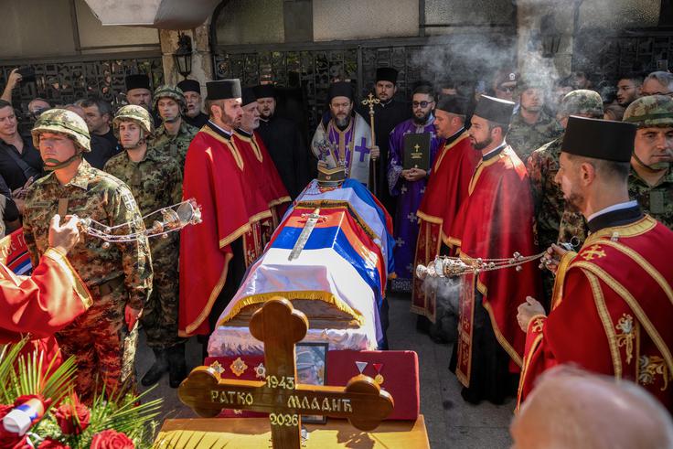 Ratko Mladić, pogreb, Beograd | Foto: Reuters