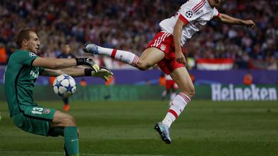 Jan Oblak in Kevin Kampl sklonjenih glav, Branko Ilić se je veselil točke