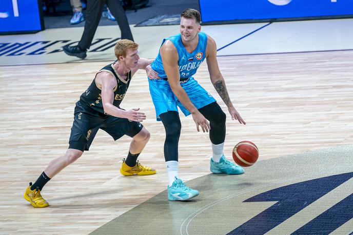 Slovenija Španija Luka Dončić | Tudi Luka Dončić ni mogel preprečiti visokega petkovega poraza proti Španiji. | Foto Baloncesto España