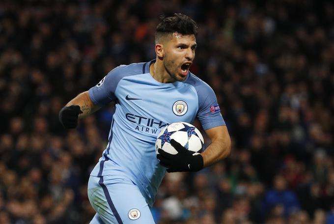 Sergio Agüero je drugi najboljši strelec v zgodovini Man Cityja. Do rekorda ga loči še 21 golov. | Foto: Reuters