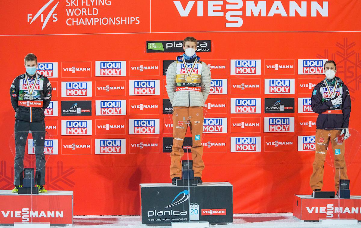 Karl Geiger svetovno prvenstvo v poletih Planica | Karl Geiger je novi svetovni prvak v poletih. | Foto Vid Ponikvar