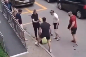 Šokanten prizor v Šiški: trije na enega, nato odjeknili streli #video