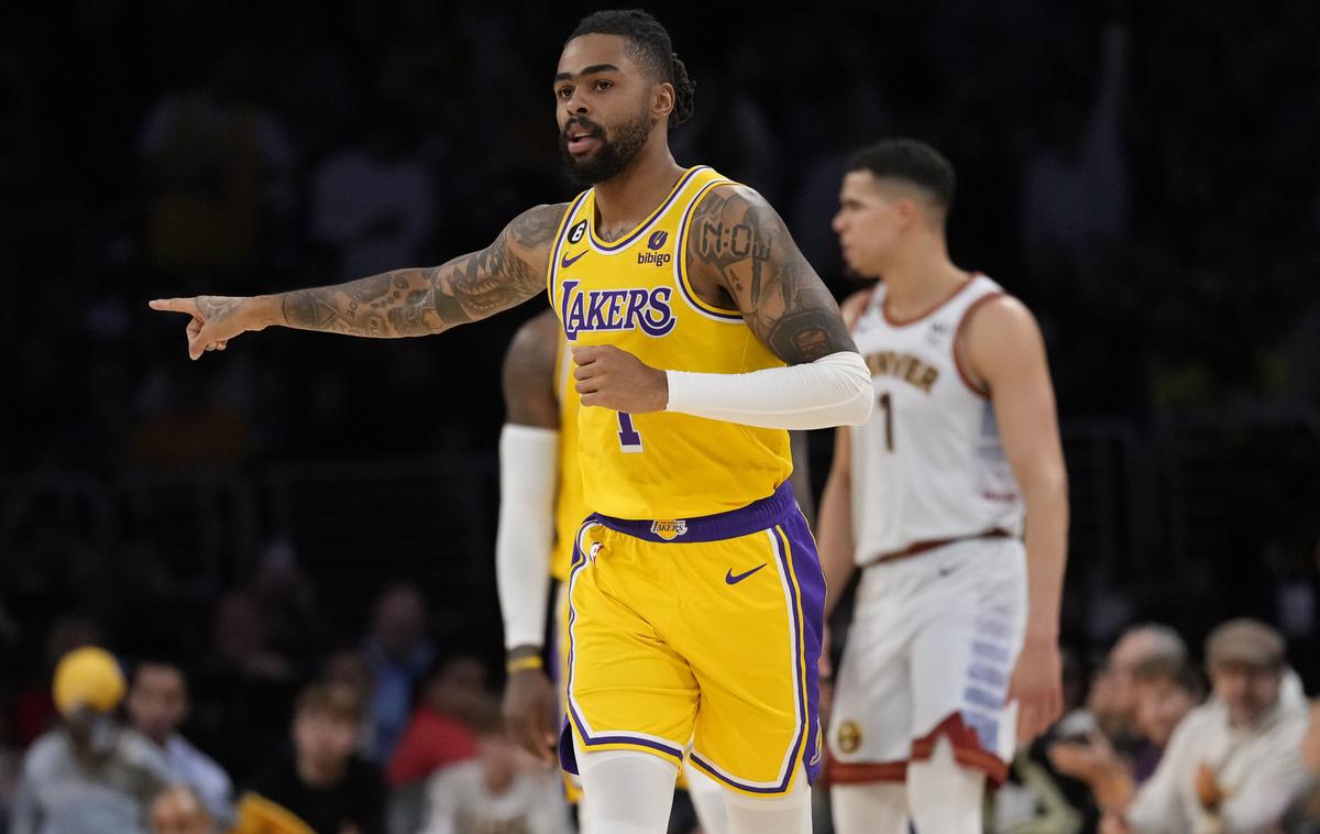 D'Angelo Russell | Branilec Los Angeles Lakers D'Angelo Russell se je letos vrnil v moštvo, ki ga je leta 2015 izbralo na naboru. | Foto Guliverimage