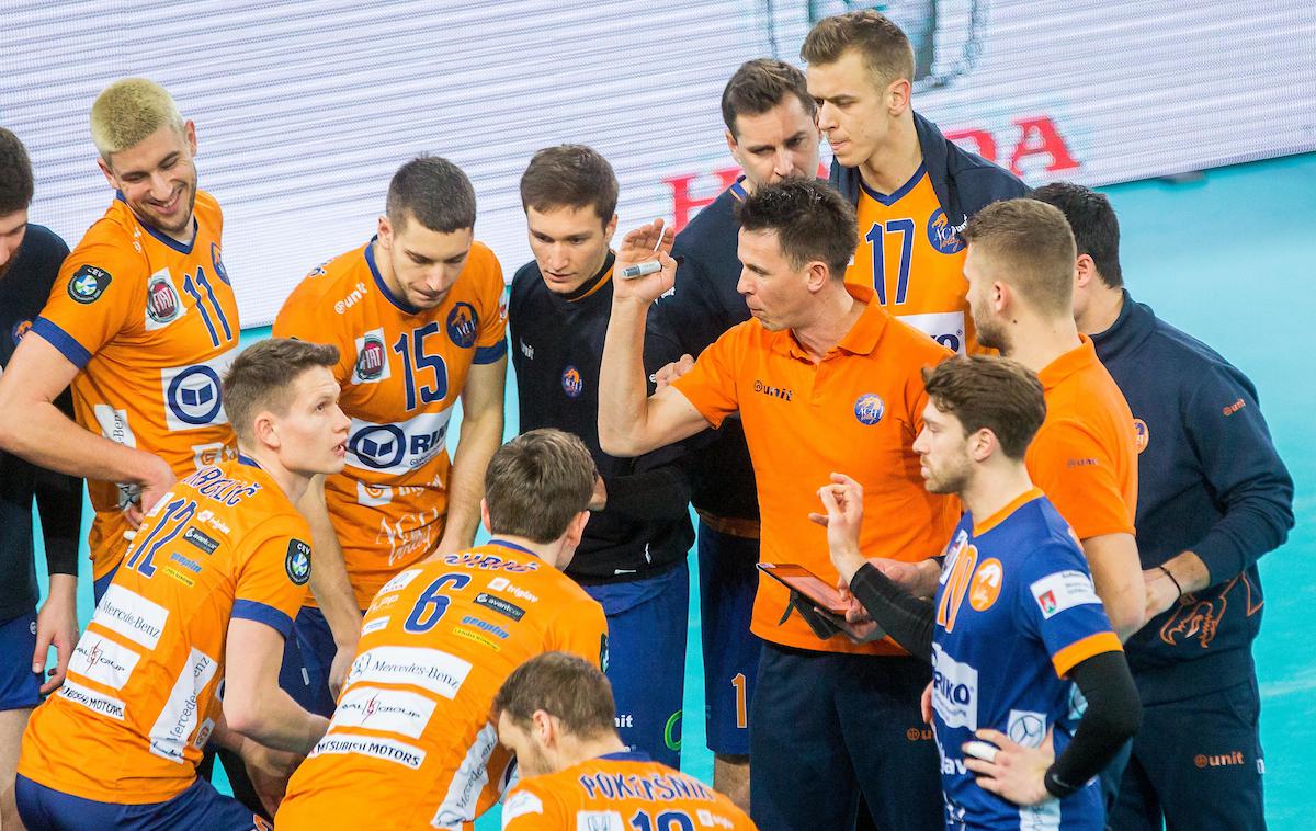 ACH Volley Ljubljana : Fakel Novy Urengoy | ACH Volley je potrdil prvo okužbo s koronavirusom. | Foto Žiga Zupan/Sportida