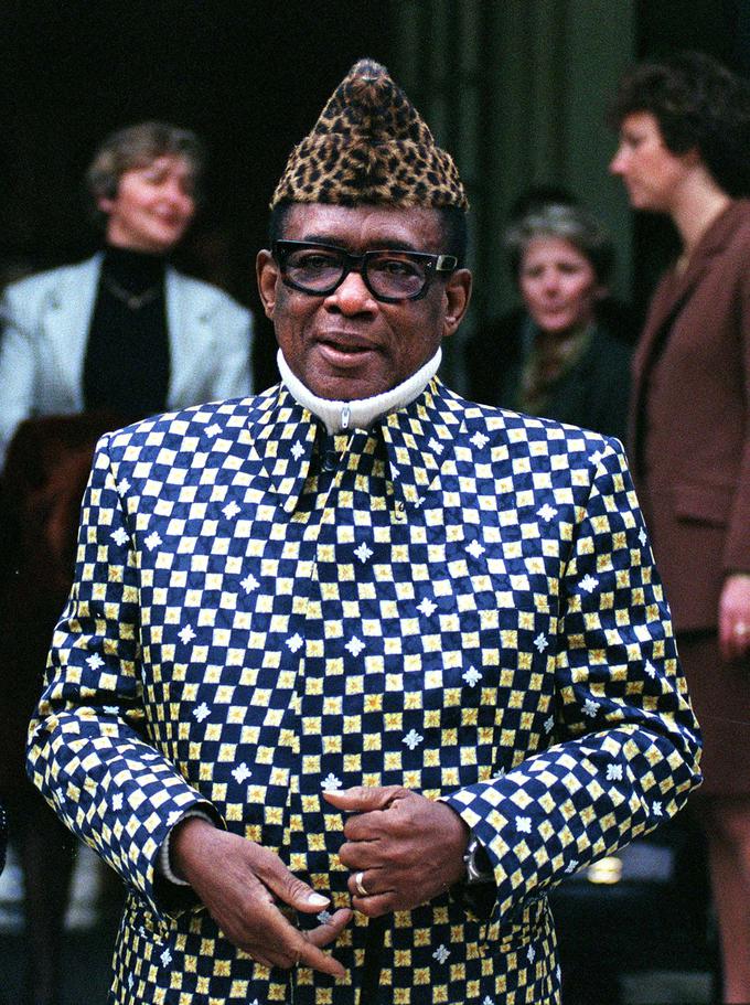 Mobutu Sese Seko, predsednik Zaira oz. Demokratične republike Kongo od leta 1965 do smrti leta 1997 | Foto: Reuters