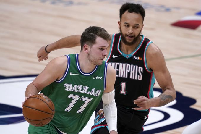 Luka Dončić je tekmo končal pri 21 točkah, sedmih skokih in petih asistencah. | Foto: Guliverimage/Vladimir Fedorenko