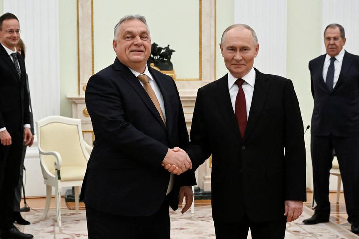 Putinov veliki zaveznik, ki mu je zelo pomagal, je tudi madžarski premier Viktor Orban. | Foto: Reuters