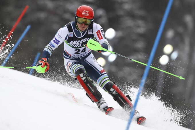 Hadalin je vseh devet slalomov sezone končal med dobitniki točk, najboljši je bil prav na zadnjih dveh tekmah (12. in 15.). | Foto: AP / Guliverimage