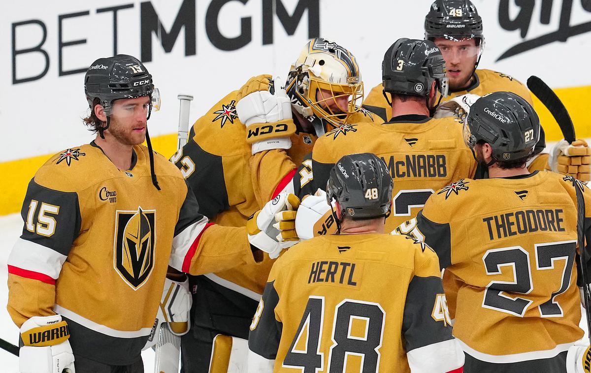 Vegas Golden Knights | Hokejisti Vegas Golden Knights so z zmago nad Carolino prekinili njihov niz neporaženosti. | Foto Reuters