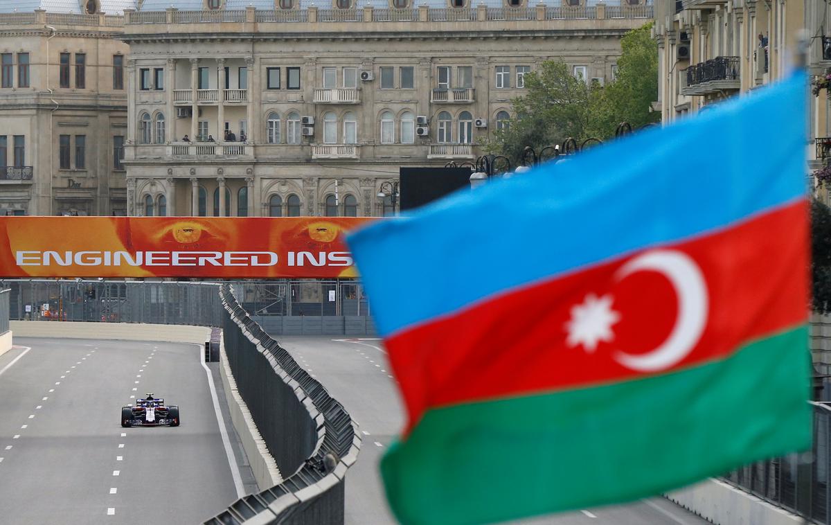 Sebastian Vettel Baku | Baku bo gostil najboljše dirkače formule 1 vsaj še štiri leta. | Foto Reuters