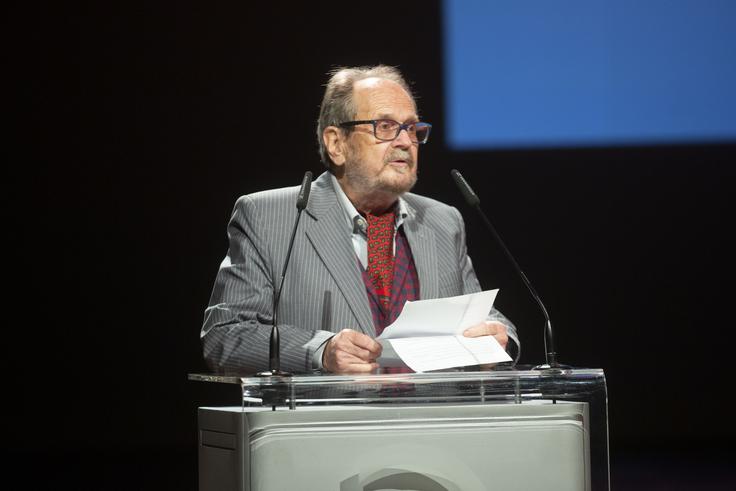Predsednik Društva Bralna značka Marko Kravos | Foto: Bojan Puhek