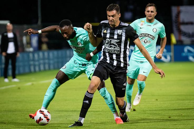 Graški Sturm je odigral prvo evropsko tekmo v tej sezoni. | Foto: Blaž Weindorfer/Sportida