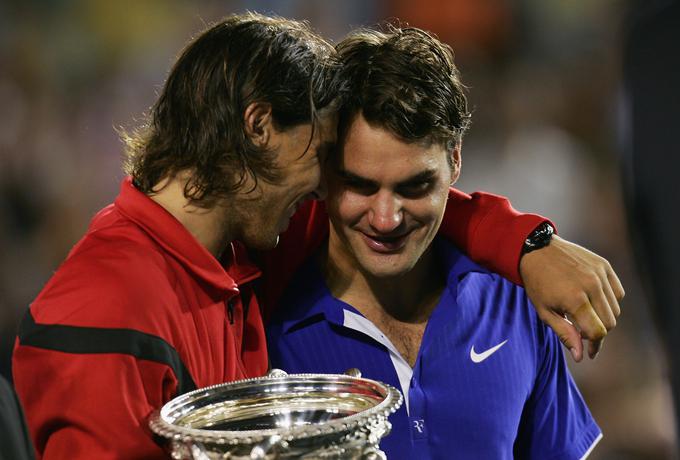 Rafael Nadal in Roger Federer sta v preteklih letih prikazala nekaj epskih dvobojev. | Foto: Guliverimage/Getty Images