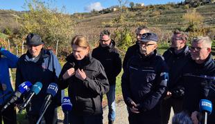 Bratušek in Šestan: "Prioriteta so prve ocene škode na celotnem območju"