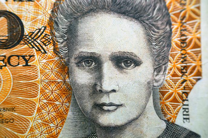 20000 Zlotov, Marie Curie | Izjemna francoska znanstvenica poljskih korenin: Marie Curie ali Maria Skłodowska-Curie? | Foto Shutterstock