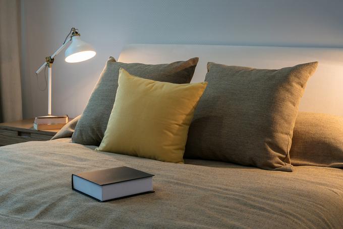 V spalnici naj bo pred spanjem namesto tehnologije prisotna dobra knjiga. | Foto: Thinkstock