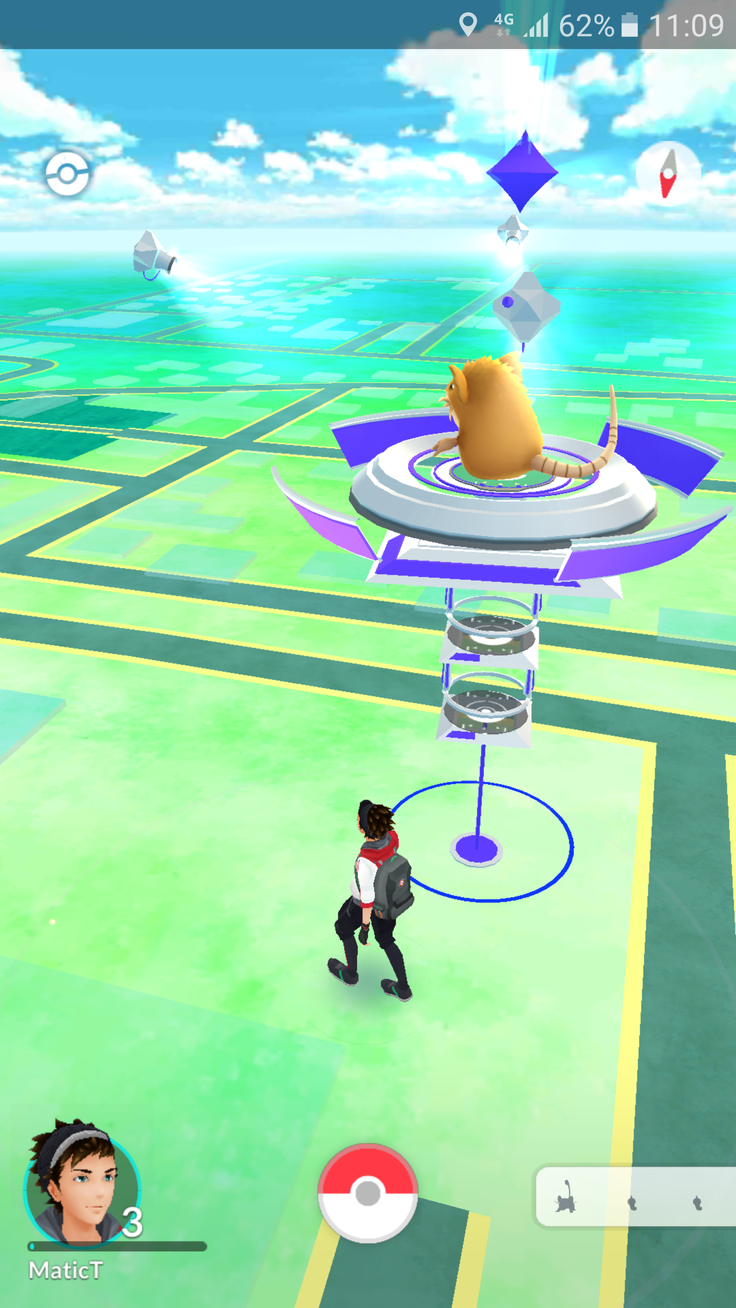 Za dostop do arene je treba naš lik v igri spraviti do 5. stopnje. To storimo z uspešnim zbiranjem Pokemonov.  | Foto: 
