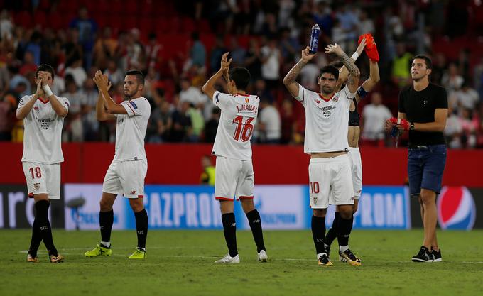 Sevilla je pred 14 dnevi izkoristila slabo obrambo Liverpoola in osvojila točko na Anfieldu. | Foto: Reuters