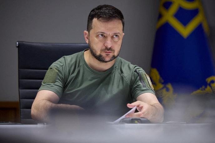 Volodimir Zelenski | Zelenski je ocenil, da je napočil čas za nov korak v približevanju Ukrajine Evropski uniji, oceno izvajanja priporočil Evropske komisije. | Foto Reuters