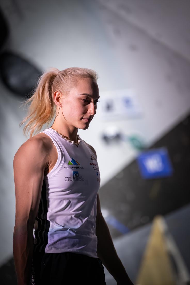 Janja Garnbret pravi, da je naredila preveč napak. | Foto: Slobodan Mišković