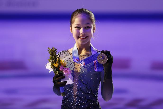 Alysa Liu | 13-letna Alysa Liu je nova ameriška državna prvakinja v umetnostnem drsanju. V prostem programu je izvedla kar dva trojna aksla, v kratkem programu pa celo tri. | Foto Reuters