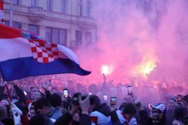 Zagreb navijači slavje