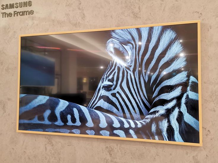 Slika po izbiri uporabnika na Izklopljenem televizorju Samsung Frame TV | Foto: Srdjan Cvjetović
