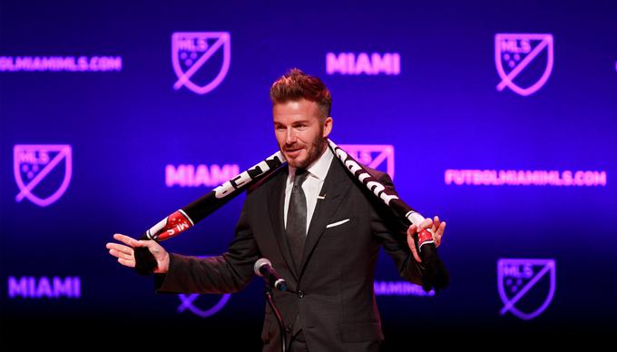David Beckham želi na Florido pripeljati igralca svetovnega kova. Poleg Luke Modrića se je ogrel tudi za Edinsona Cavanija. | Foto: Reuters