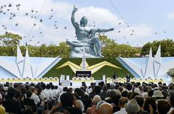 Abe v Nagasakiju za svet brez jedrskega orožja