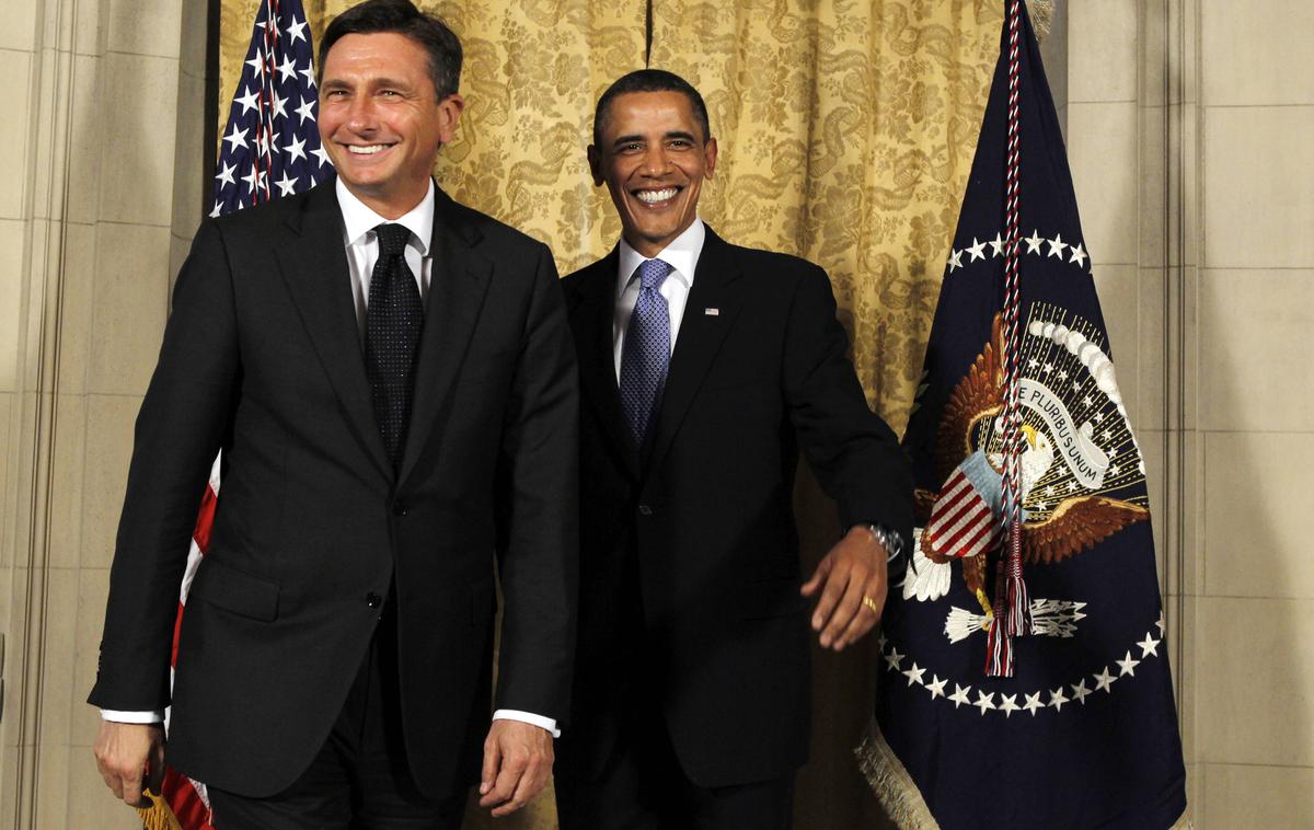 Borut Pahor in Barack Obama | Slovenski premier Borut Pahor na obisku pri ameriškem predsedniku Baracku Obami v Beli hiši februarja 2011. | Foto Reuters