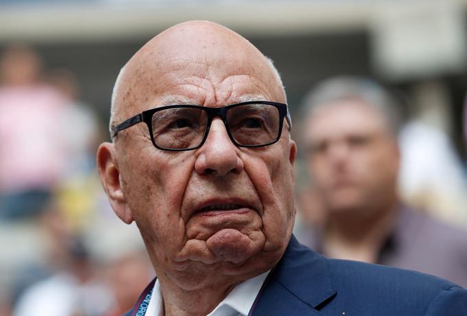 Rupert Murdoch je septembra lani odstopil z mesta predsednika Fox Corporation in News Corporation ter vodenje predal svojemu sinu Lachlanu. | Foto: Reuters