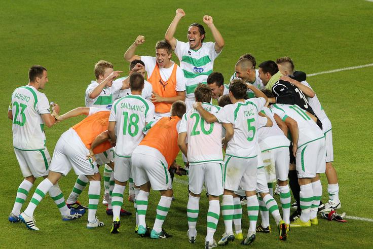 Olimpija je leta 2011 pod vodstvom Dušana Kosića preskočila oviro iz BiH. Široki Brijeg je po visoki zmagi v Stožicah izločila s skupnim rezultatom 3:0. | Foto: Aleš Fevžer