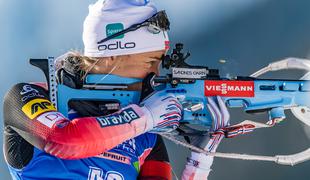 Norvežanka z zmago v Ruhpoldingu skočila na vrh