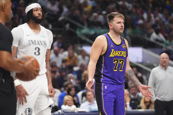 Luka Dončić Anthony Davis | Anthony Davis (Dallas) je vprašljiv za nastop na srečanju v Portlandu. | Foto Guliverimage