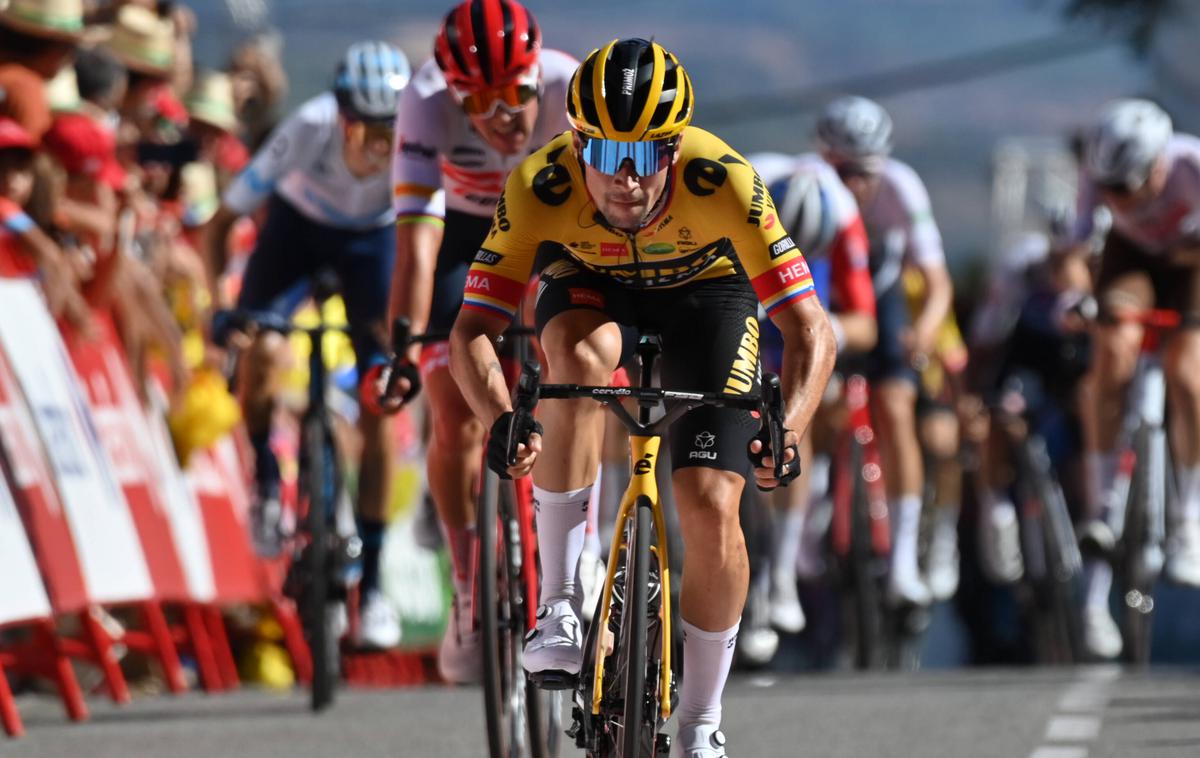 Primož Roglič, Vuelta 22 | Primož Roglič je zmagovalec četrte etape Vuelte, prevzel pa je tudi vodstvo v skupnem seštevku. | Foto Guliverimage
