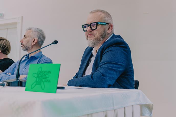 Evropski oblikovalski festival | Radovan Arnold, predsednik uprave Fundacije Brumen, organizatorice letošnjega Evropskega oblikovalskega festivala | Foto David Fartek