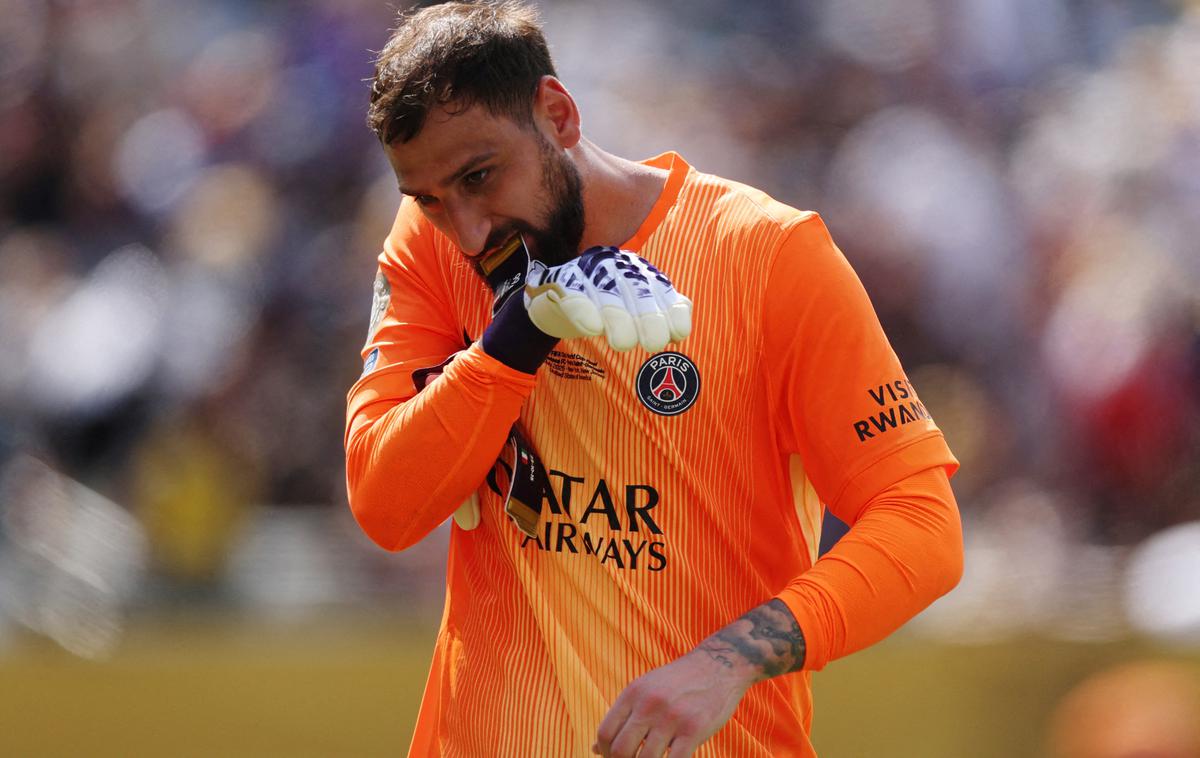 Gianluigi Donnarumma | Gianluigi Donnarumma se je s čustvenim sporočilom poslovil od PSG in njegovih navijačev. | Foto Reuters