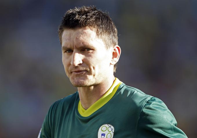 Za Slovenijo je igral od leta 2007 do 2016. Zbral je 71 nastopov, tudi tri na svetovnem prvenstvu, in dosegel šest golov. | Foto: Reuters