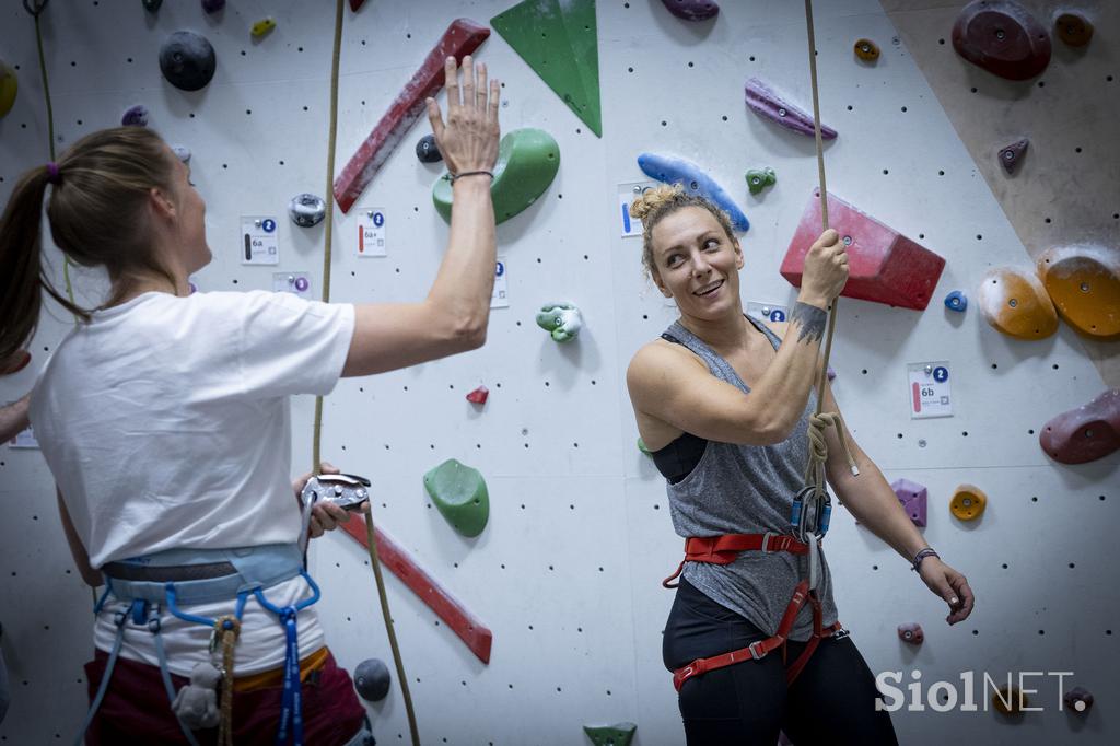 Janja Garnbret Plezalni center Slovenska Bistrica