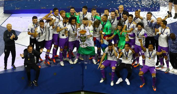 Real je v zadnjih štirih sezonah osvojil ligo prvakov kar trikrat. | Foto: Reuters