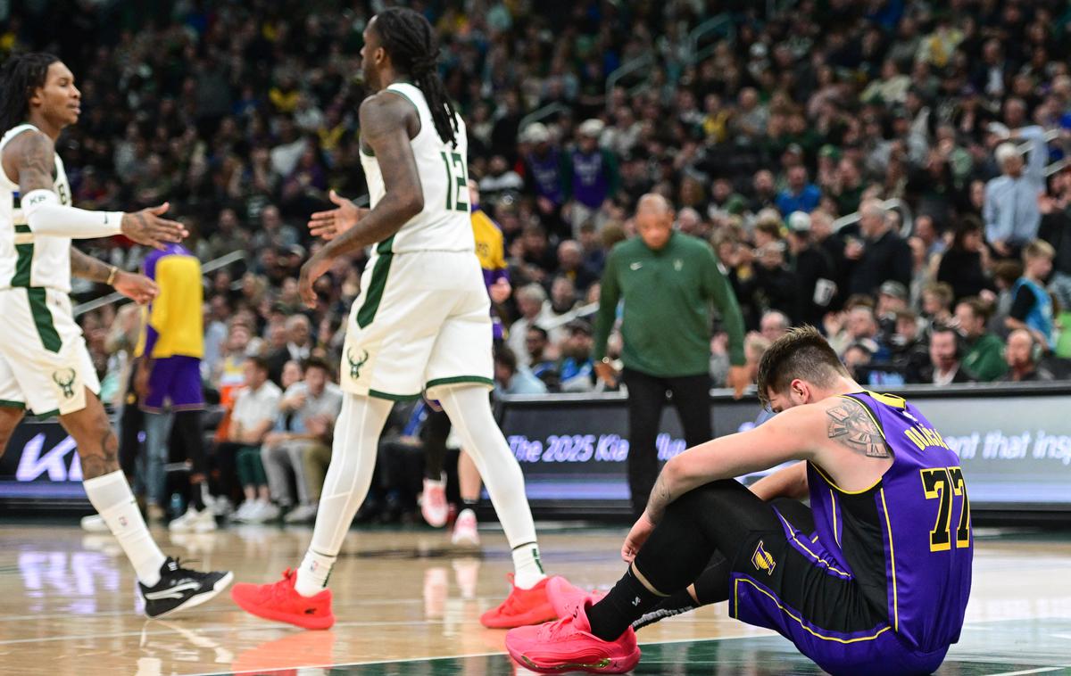 Luka Dončić | Luka Dončić je bil kljub odlični individualni predstavi razočaran. | Foto Reuters