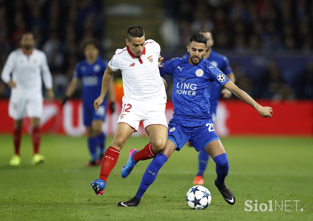 Riyad Mahrez Leicester City Sevilla