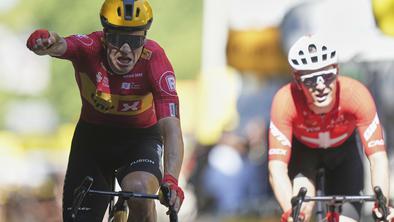 Drama v zaključku, zmaga Abrahamsena, vdor protestnika in padec Pogačarja #video