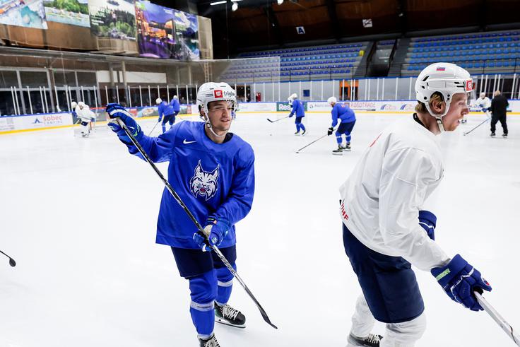 Teden je začel z reprezentančnimi soigralci na Bledu, sicer pa v času iskanja kluba trenira doma v Mariboru. | Foto: Aleš Fevžer