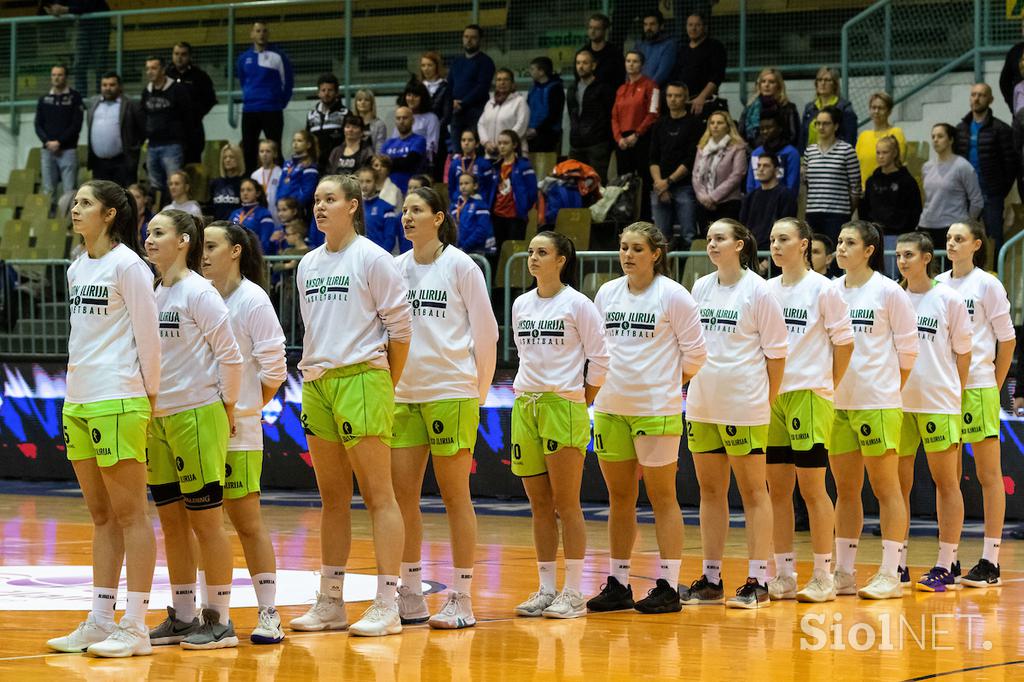 ŽKK Cinkarna Celje, ŽKD Akson Ilirija, pokal članic, ženska košarka