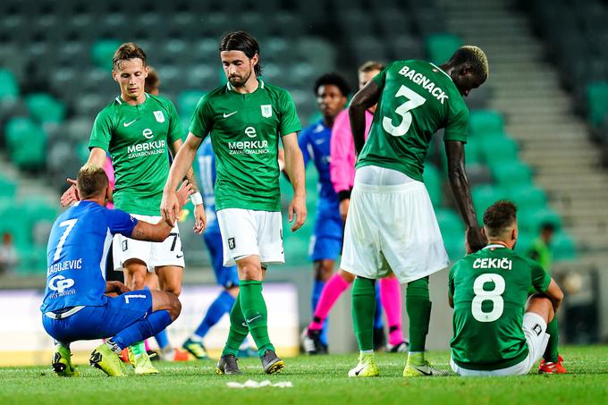 Olimpija je lani s hudimi mukami v 1. krogu kvalifikacij izločila latvijski RFS. | Foto: Matic Klanšek Velej/Sportida