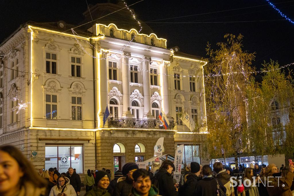 Prižig lučk Ljubljana 2025